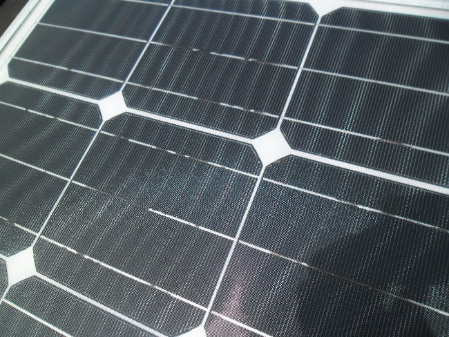 Isofoton-Solarmodul nach 5 Jahren