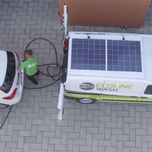 Solbian Solar EcoLine Carwash solar powered