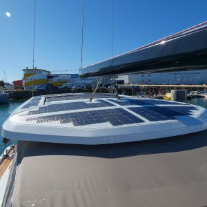 Solbian solar Beneteau Yacht 62 walkable deck hardtop solar panel