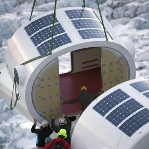 Solbian solar gervasutti bivacchi shelter Montblanc