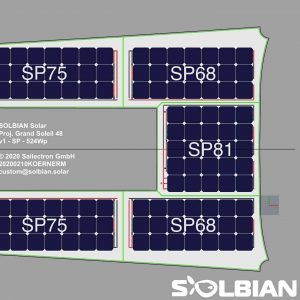 Grand Soleil 48 Solar Solarmodul Deck begehbar Solbian