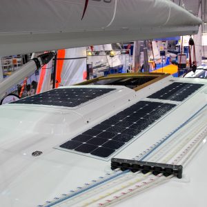 Sirius 40 DS photovoltaic solar panels sailing yacht Solbian