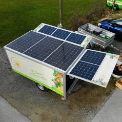 Sonnenküche bio catering solarbetriebener Food-Truck Solbian