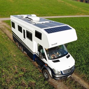 Bocklet Ando 750 Mercedes Sprinter 6x6 caravan expedition truck Solbian Solar