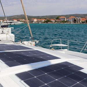 Catana Bali 4.0 4.1 sailing catamaran walkable photovoltaic system Solbian solar