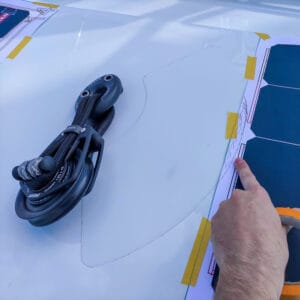 Solbian Solar Schablone Solarmodul Solaranlage Photovoltaik 1:1 Papierschablone