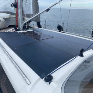 SOLBIAN Solar Sunbeam 46.1 sailing yacht boat deck-integrated walkable black solar panels bespoke custom-made