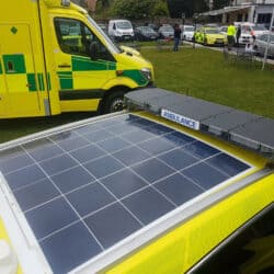 Solbian Solar Ambulanz Rettungswagen Feuerwehr Rettung Solaranlage Photovoltaik Fahrzeug Einsatzfahrzeug