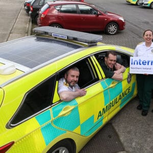 Solbian Solar NHS Ambulance Emergency truck car solar photovoltaic system