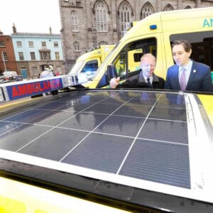 Solbian Solar NHS Ambulance Emergency truck car solar photovoltaic system