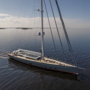Baltic 146 PATH superyacht Solbian solar photovoltaik largest in the world walkable custom-made bespoke yacht sailing drone