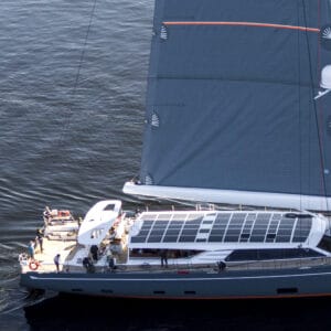 Baltic 145 Superyacht Segelyacht Solbian Solar Solaranlage begehbar maßgefertigt nach Maß PATH