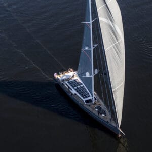 Baltic 146 PATH superyacht Solbian solar photovoltaik largest in the world walkable custom-made bespoke yacht sailing