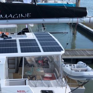 Neel 47 Trimaran Solbian Solar Solaranlage begehbar maßgefertigt Segelyacht